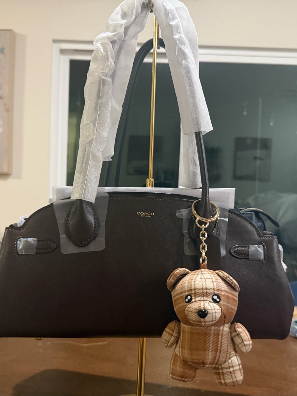 Coach Empire Carryall 34 in Brown Leather NWT - Picture 6 of 6